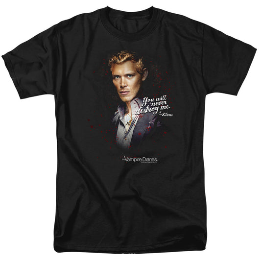 Vampire Diaries Never Destroy Licensed Adult Unisex T-Shirt Regular Fit Tee