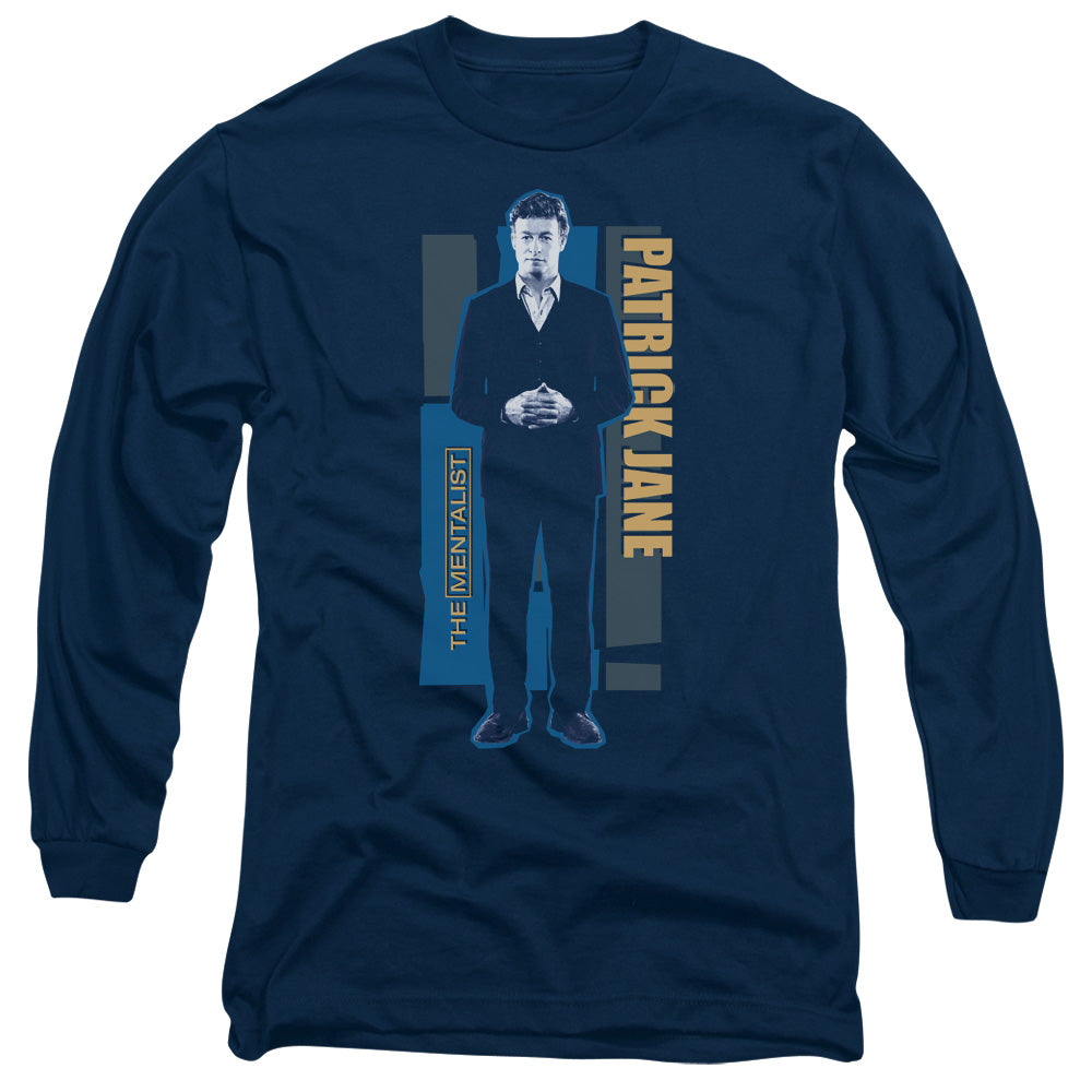 Mentalist Patrick Jane Licensed Adult Unisex Long Sleeve T-Shirt LG
