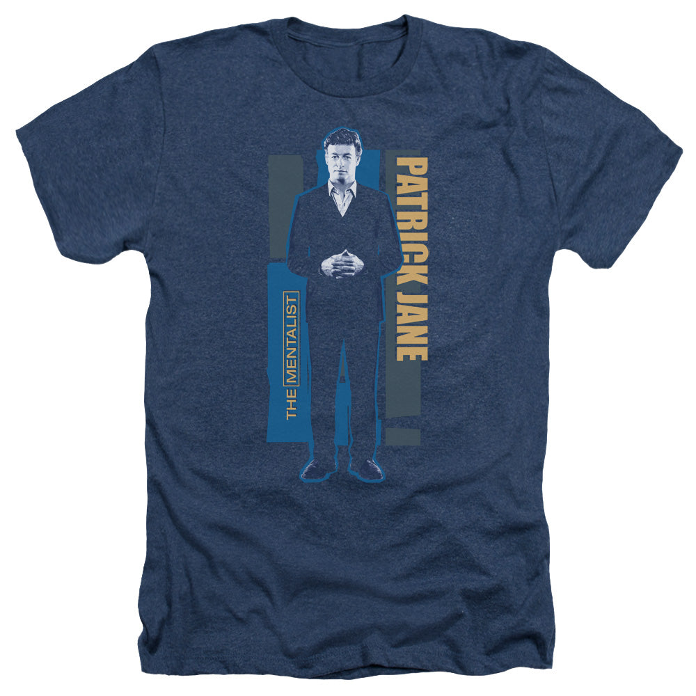 Mentalist Patrick Jane Licensed Adult Unisex T-Shirt Heather Tee LG