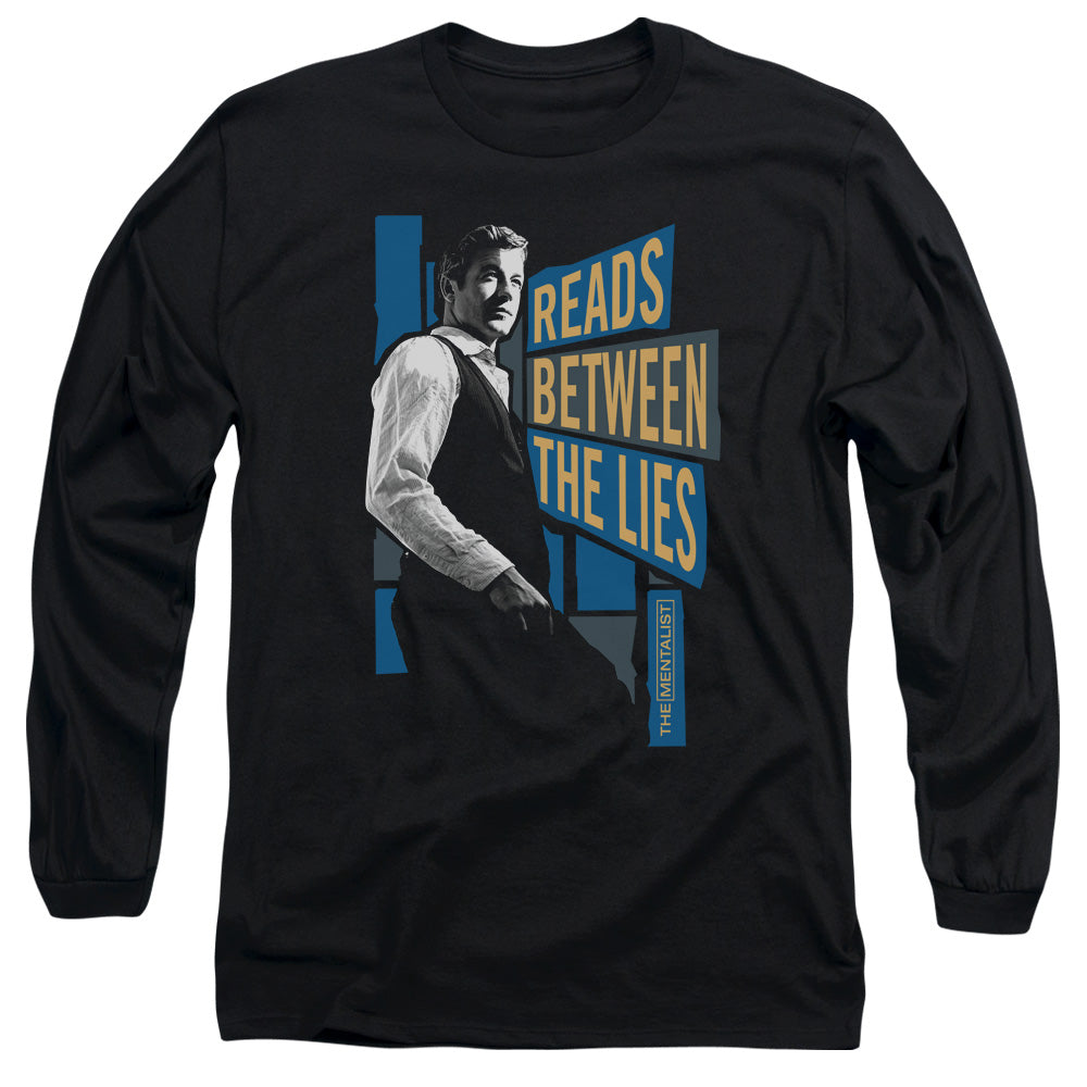 Mentalist Between The Lies Licensed Adult Unisex Long Sleeve T-Shirt LG