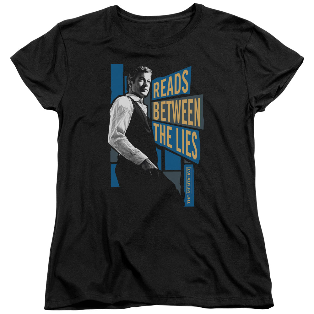 Mentalist Between The Lies Licensed Women's T-Shirt Regular Fit SM-2X