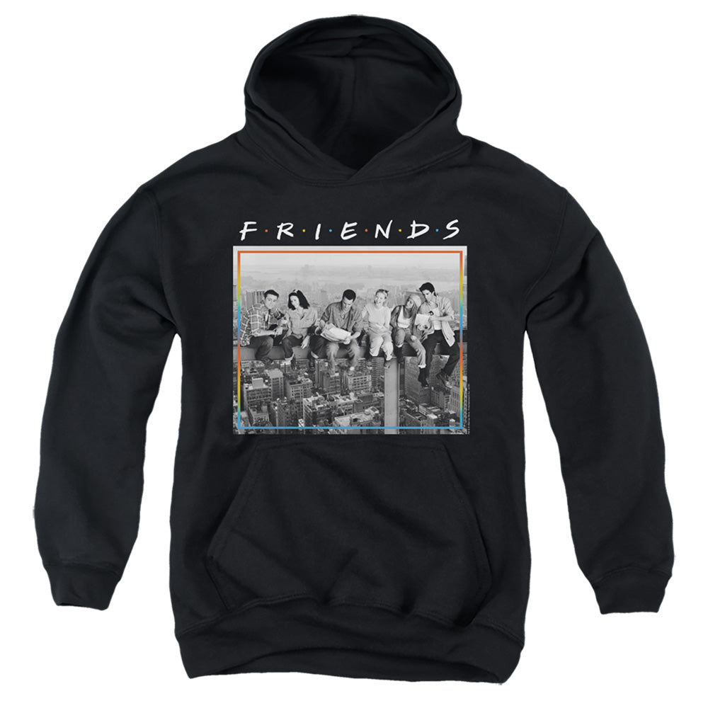 AN OFFCIALLY LICENSED FRIENDS LUNCH BREAK YOUTH HOODIE BLACK
