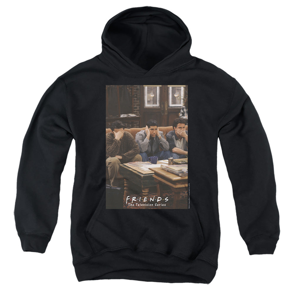 AN OFFCIALLY LICENSED FRIENDS HEAR SPEAK SEE NO EVIL YOUTH HOODIE BLACK