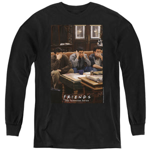 AN OFFCIALLY LICENSED FRIENDS HEAR SPEAK SEE NO EVIL YOUTH LONG SLEEVE T-SHIRT BLACK
