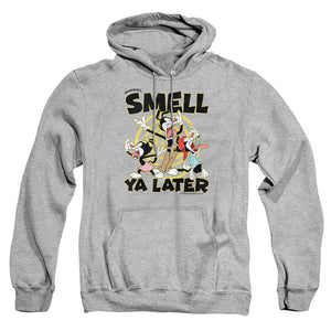 AN OFFCIALLY LICENSED ANIMANIACS SMELL YA LATER ADULT UNISEX PULLOVER HOODIE ATHLETIC HEATHER