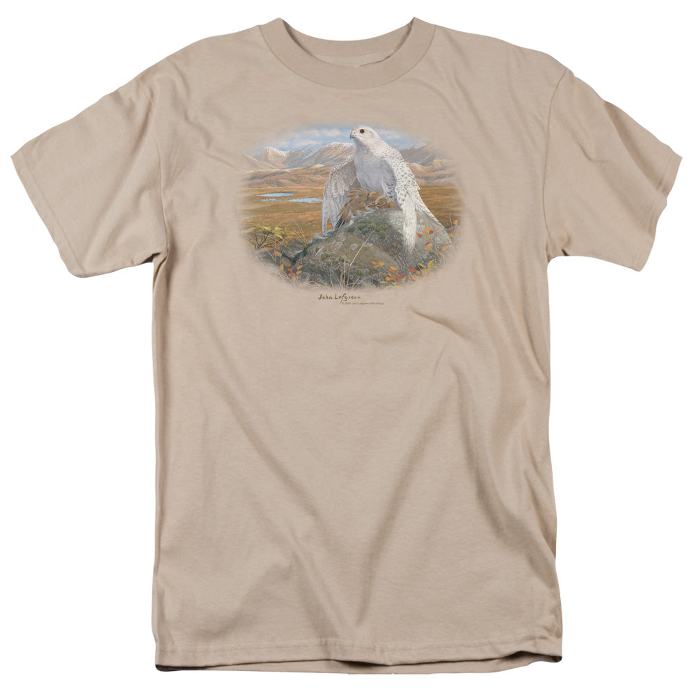 Wildlife Gyrfalcon Licensed Adult Unisex T-Shirt Regular Fit Tee SM-3X