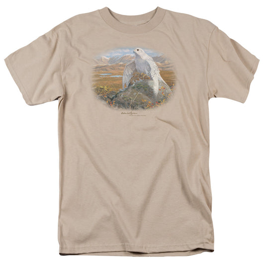 Wildlife Gyrfalcon Licensed Adult Unisex T-Shirt Regular Fit Tee SM-3X