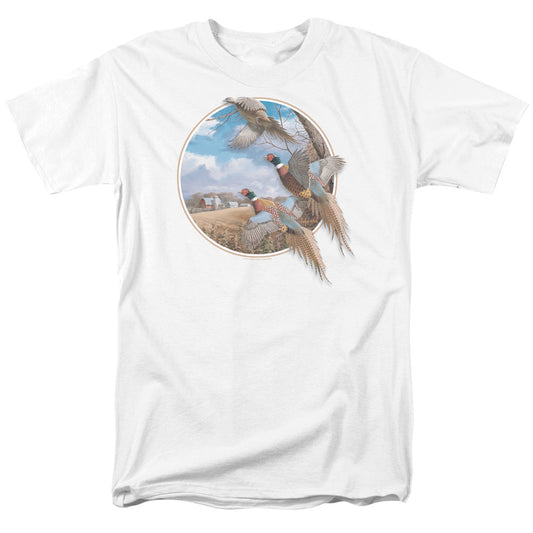 Wildlife October Memories Pheasants Licensed Adult Unisex T-Shirt SM-3X