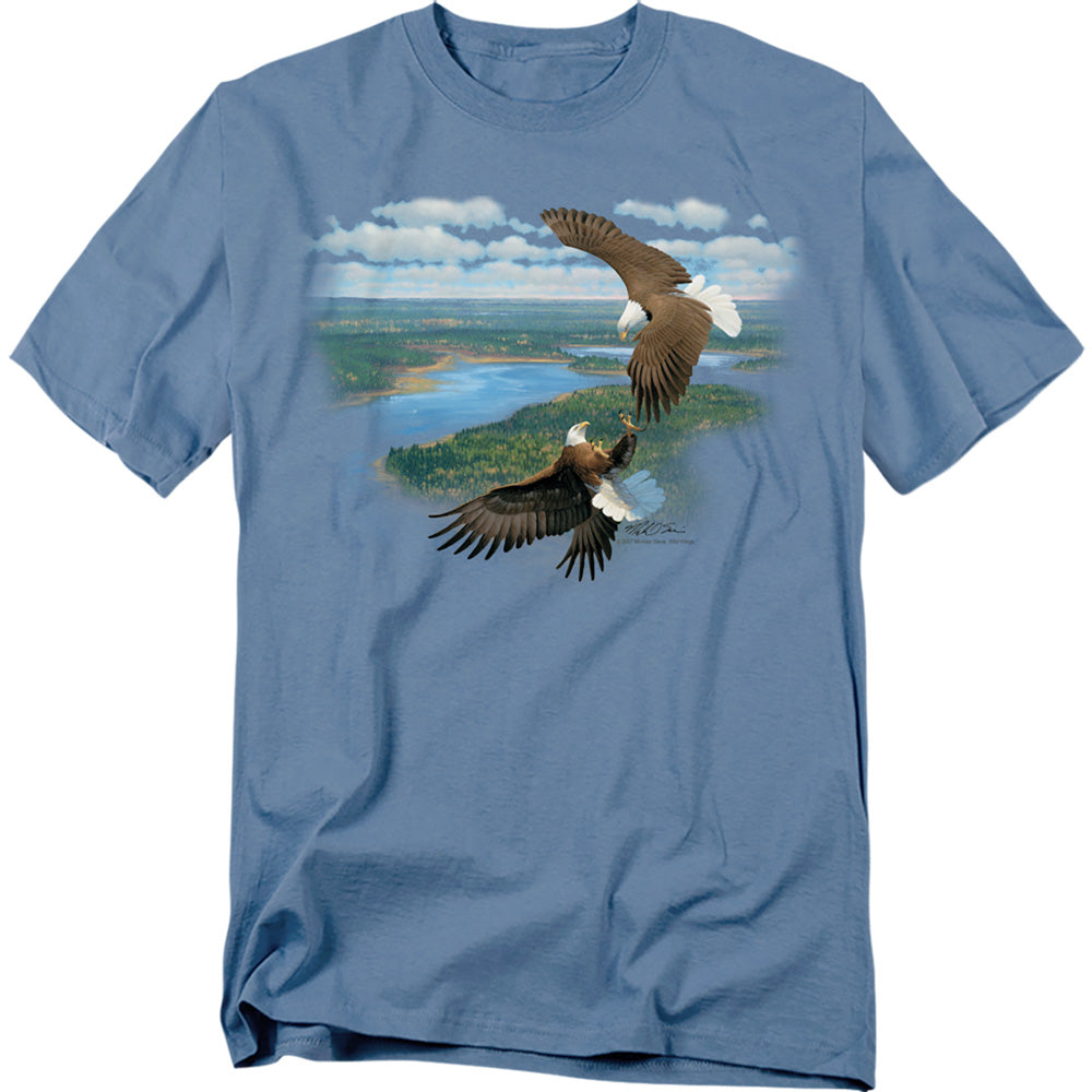 Wildlife Sky Dancers Licensed Adult Unisex T-Shirt Regular Fit Tee SM-3X