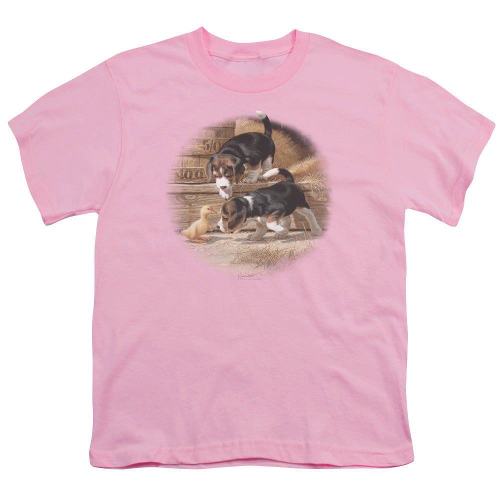 Wildlife Getting Acquainted Licensed Kid's T-Shirt (Ages 4-7) SM-XL