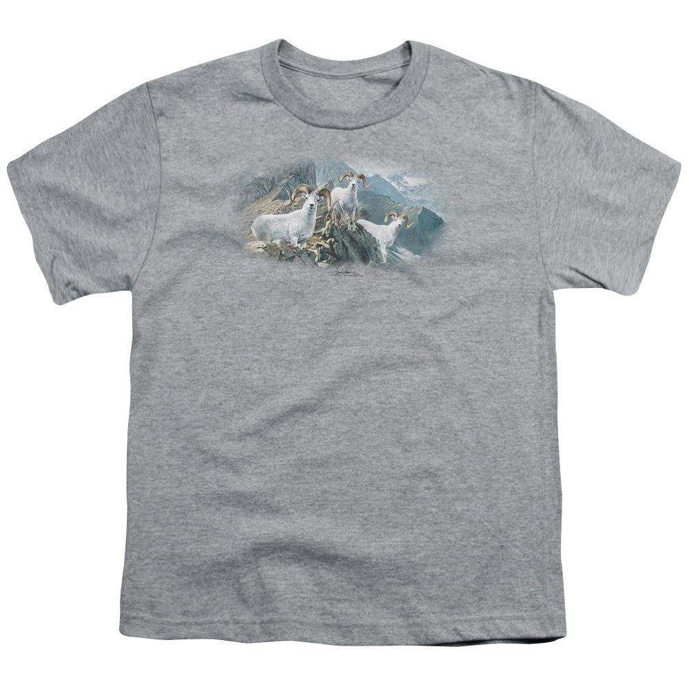 Wildlife High Trails Dall Sheep Licensed Kid's T-Shirt (Ages 4-7) SM-XL