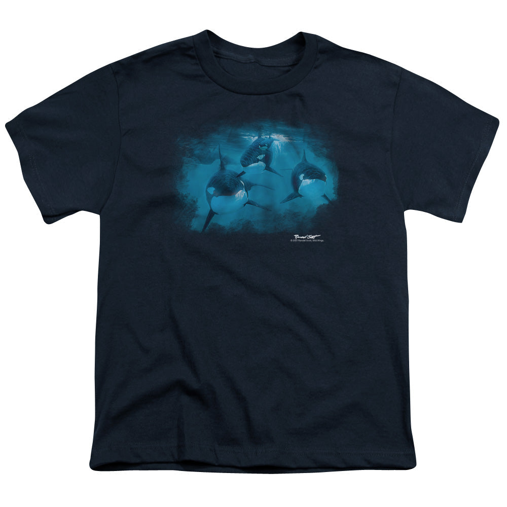 Wildlife Pod Of Orcas Licensed Kid's T-Shirt (Ages 4-7) SM-XL