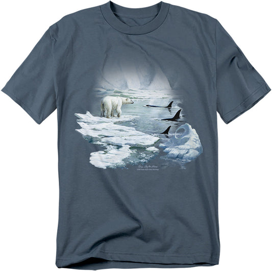 Wildlife Glaciers Egdge Licensed Adult Unisex T-Shirt Regular Fit Tee SM-3X