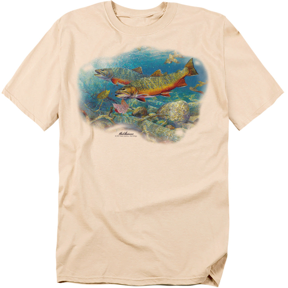 Wildlife Easy Pickings Trout Licensed Adult Unisex T-Shirt Regular Fit Tee SM-3X