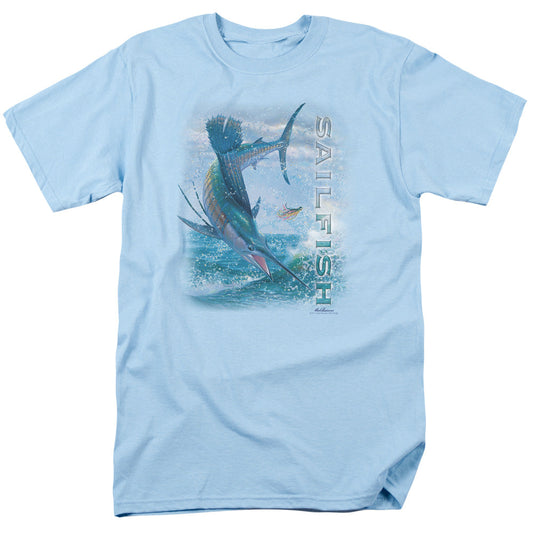 Wildlife Leaping Sailfish Licensed Adult Unisex T-Shirt Regular Fit Tee SM-3X