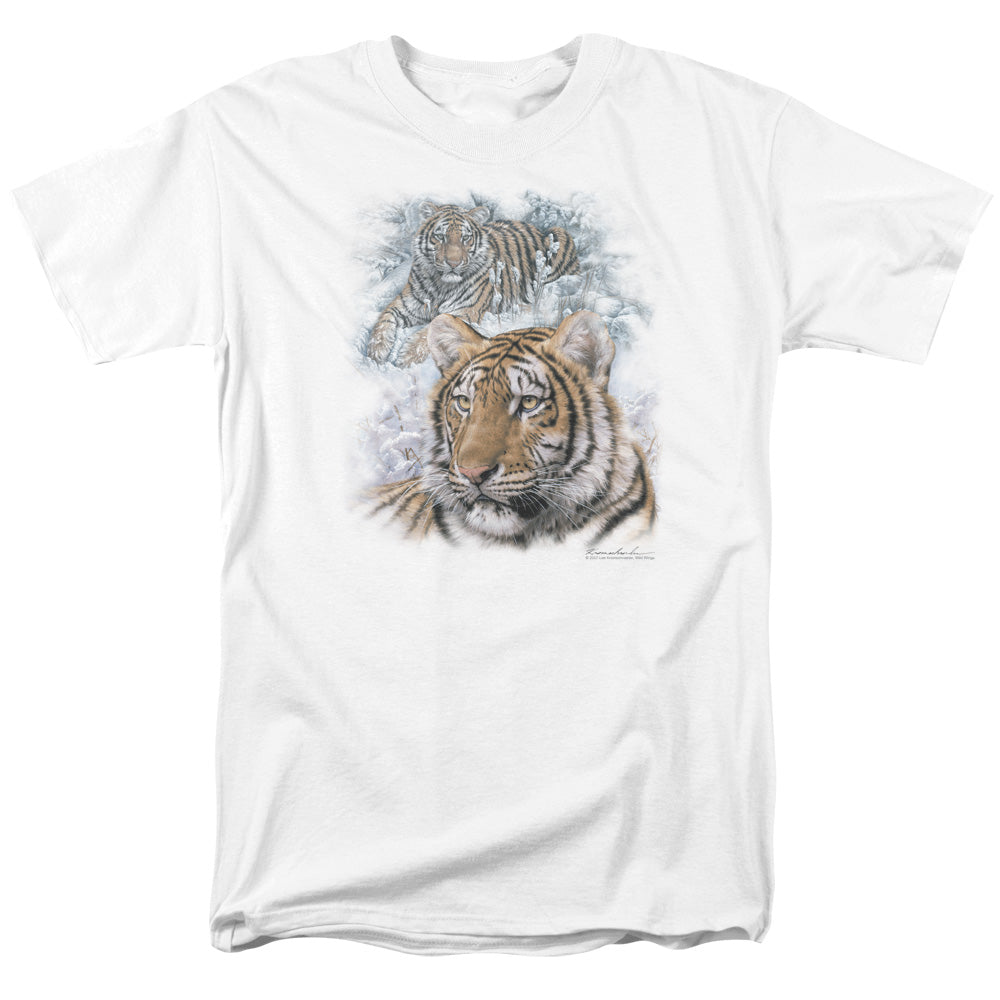 Wildlife Tigers Licensed Adult Unisex T-Shirt Regular Fit Tee SM-3X