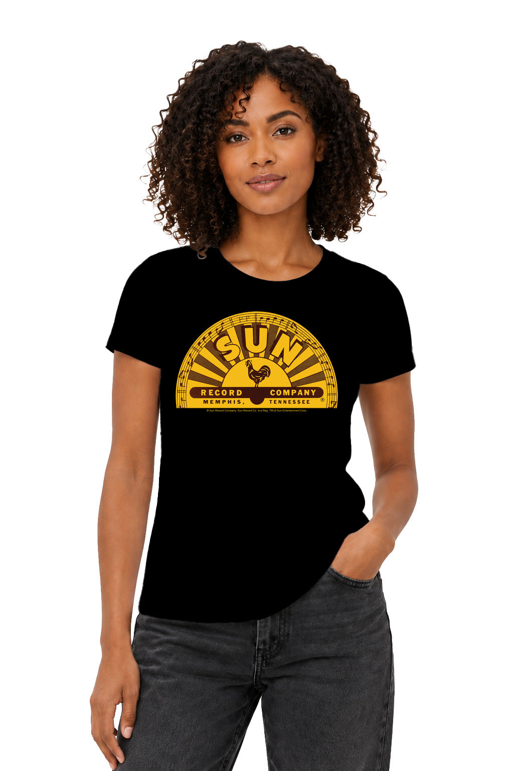 Sun Traditional Logo Licensed Women's T-Shirt Regular Fit SM-2X