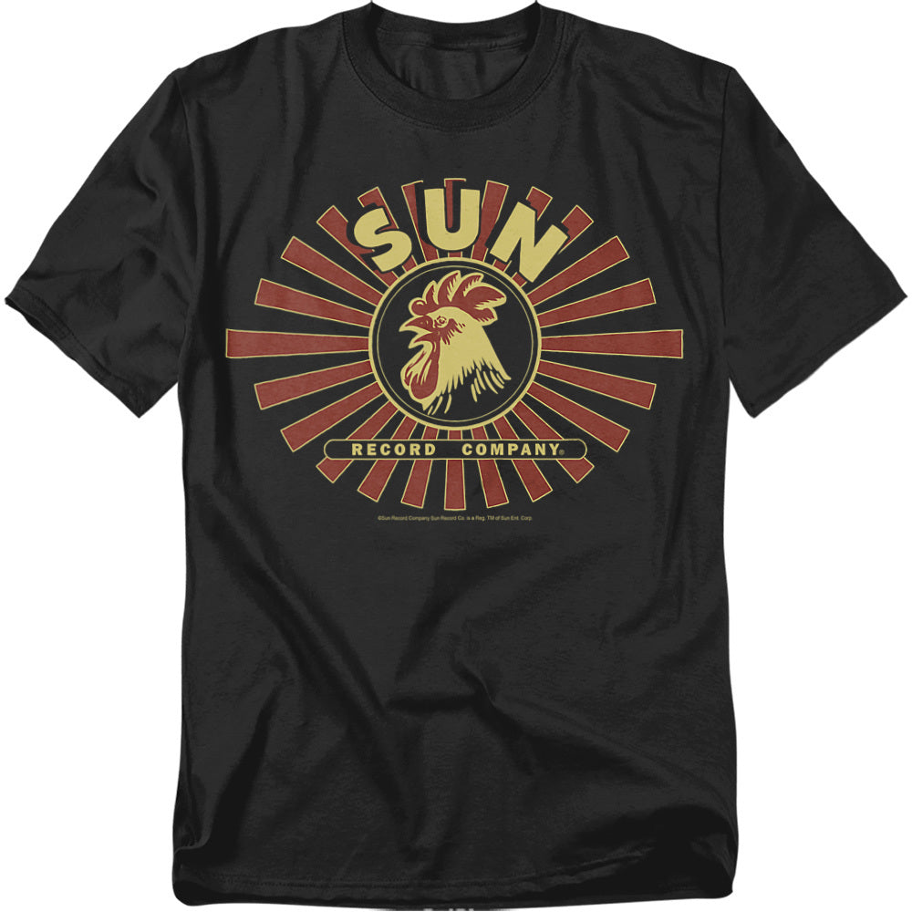 Sun Sun Ray Rooster Licensed Adult Unisex T-Shirt Regular Fit Tee SM-3X