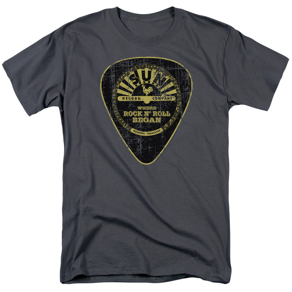 Sun Guitar Pick Licensed Adult Unisex T-Shirt Regular Fit Tee SM-3X