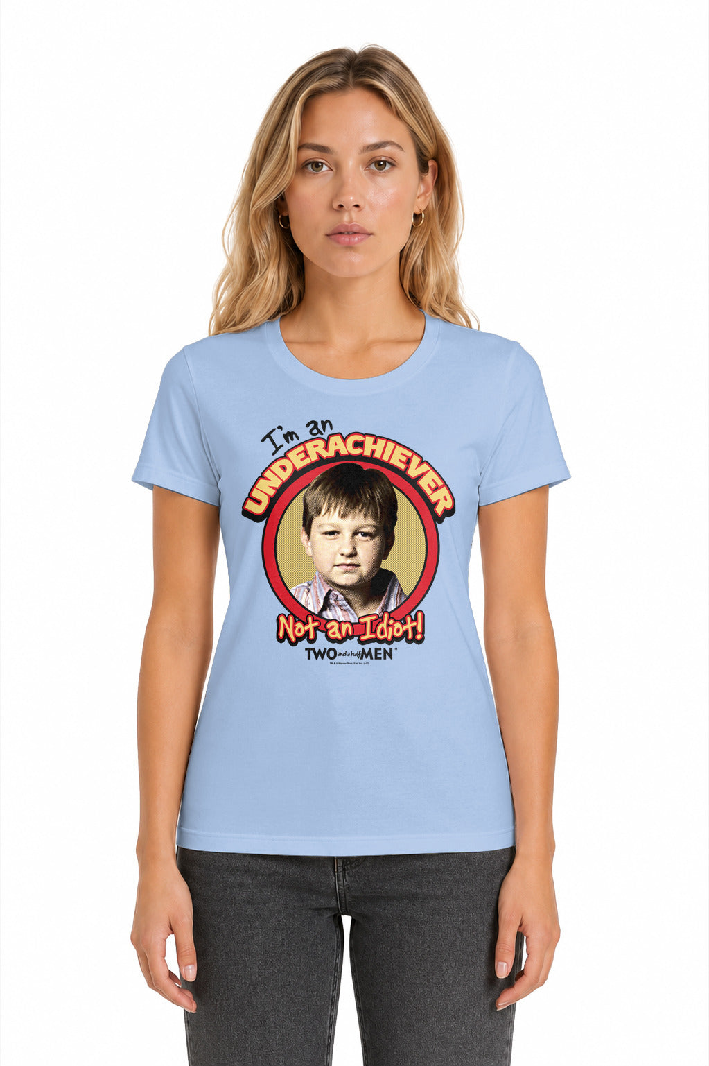 Two And A Half Men Jake Licensed Women's T-Shirt Regular Fit SM-2X