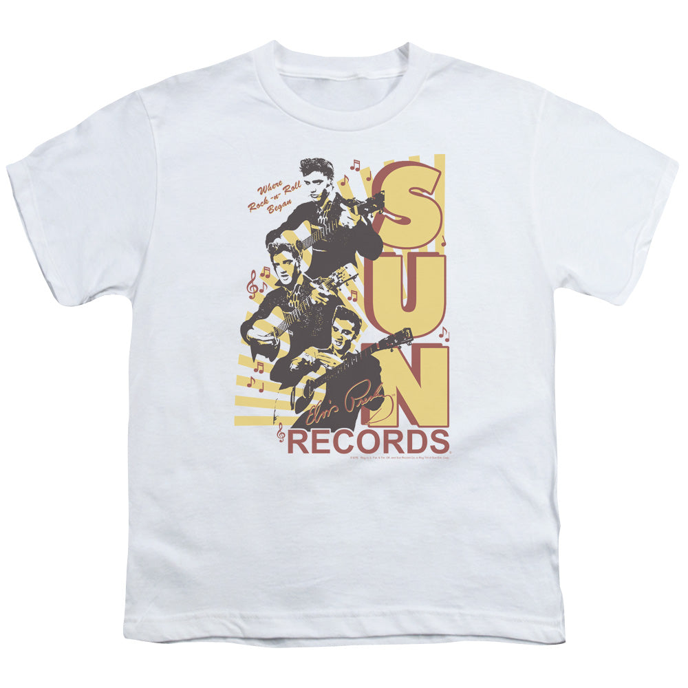 Sun Tri Elvis Licensed Kid's T-Shirt (Ages 4-7) SM-XL