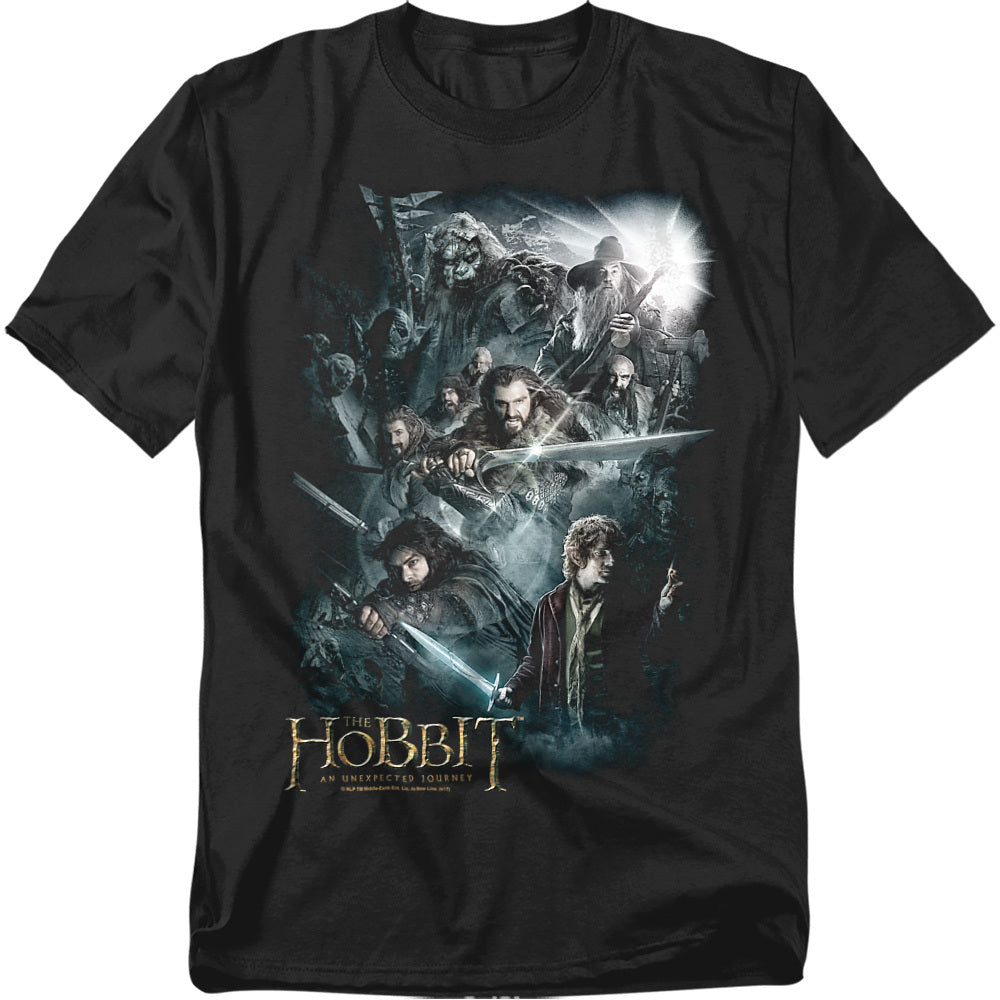 The Hobbit Epic Adventure Licensed Adult Unisex T-Shirt Regular Fit Tee SM-3X