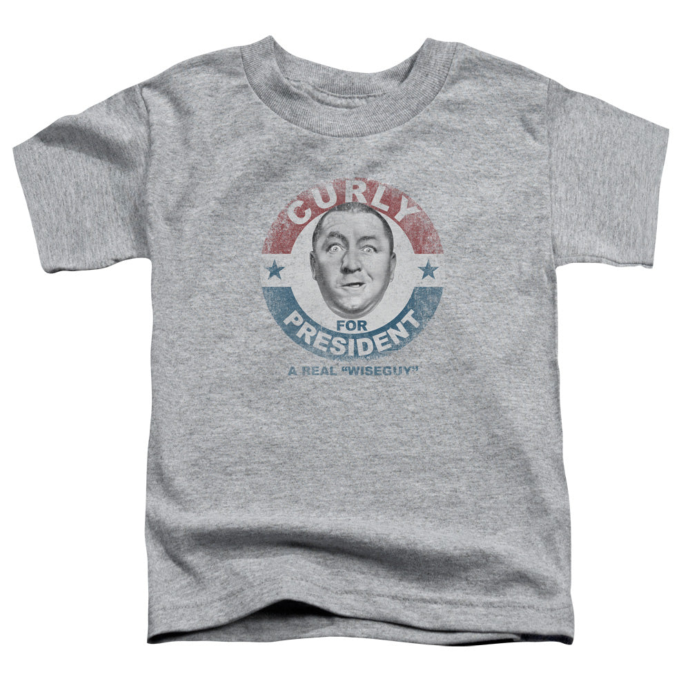 Three Stooges Curly For President Licensed Toddler T-Shirt LG